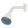 Regadera plástica redonda 2-1/2″ gris-blanca, Foset cod: 48293